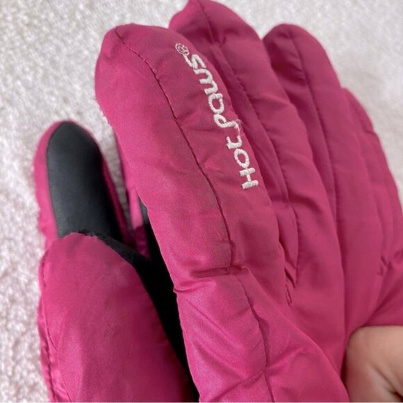 5/$25 Hot Paws Fuchsia Pink Winter Gloves - Picture 8 of 12